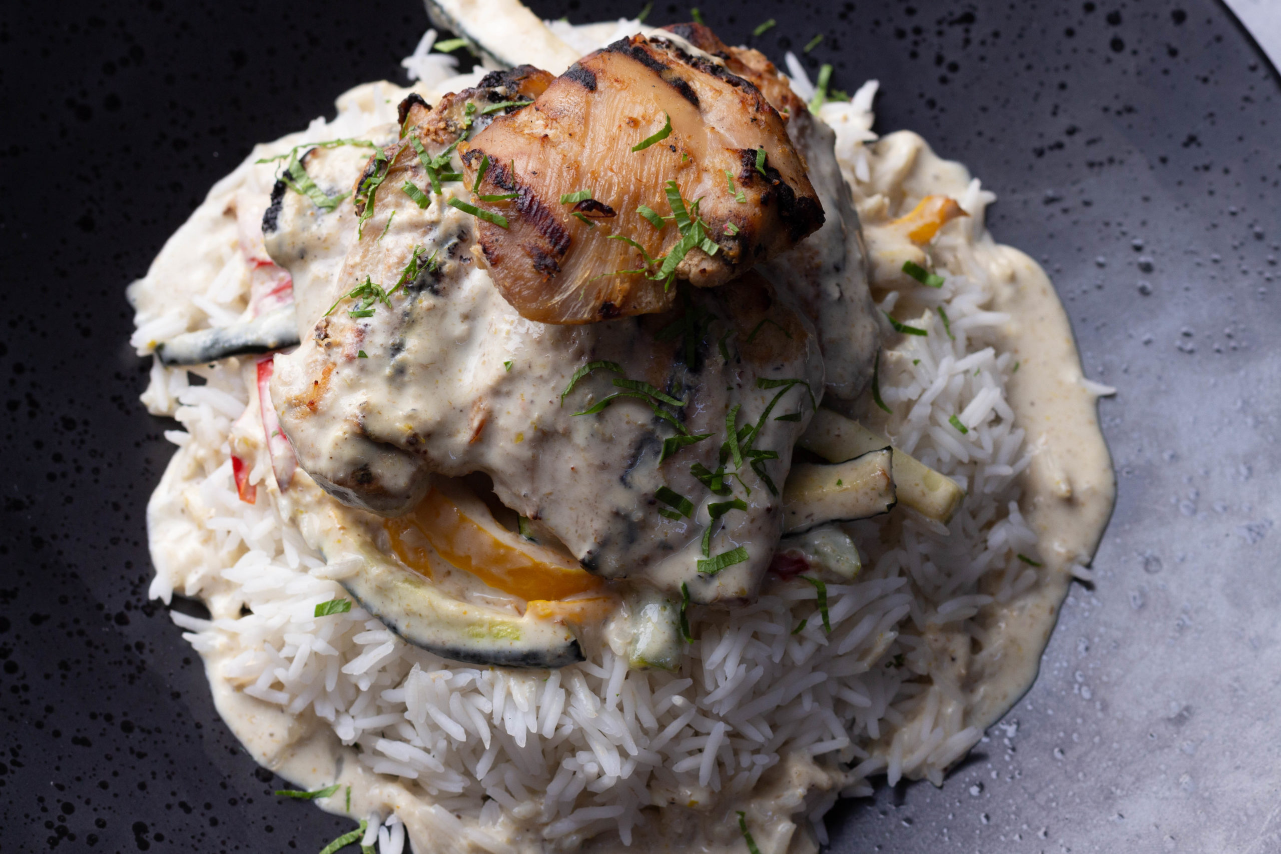 Curry dagelijkse kost bovenaf (Fles&Mes)_